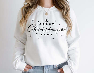 Crazy Christmas Lady Jumper