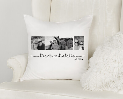Valentines Picture Personalised Cushion