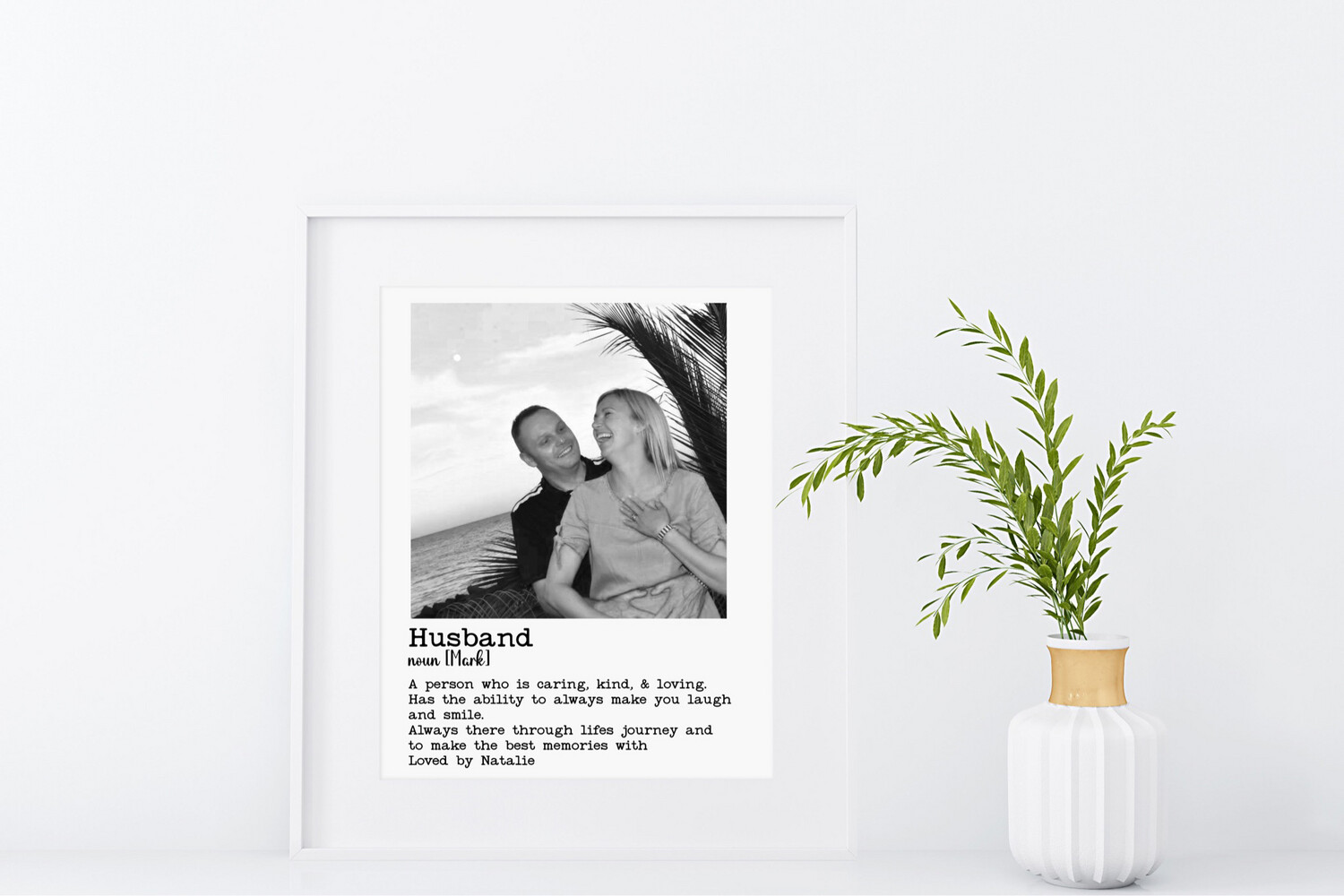 Valentines Dictionary Picture Personalised