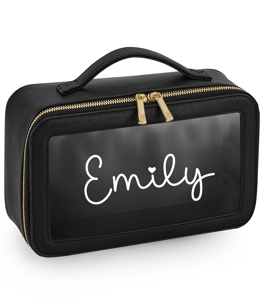 Clear Front Boutique Travel Case