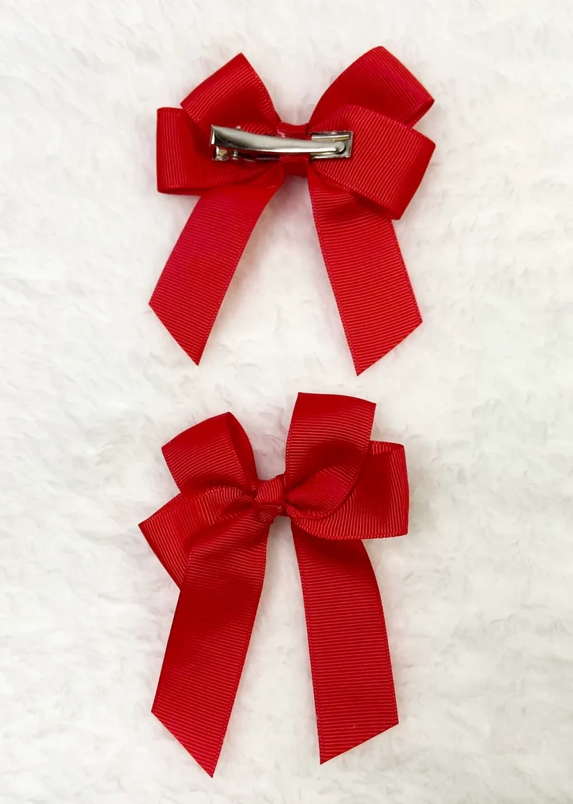 Red Hair Bow