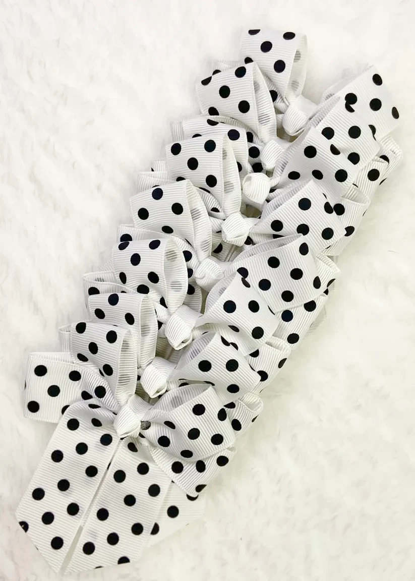 Spotted Hair Bow