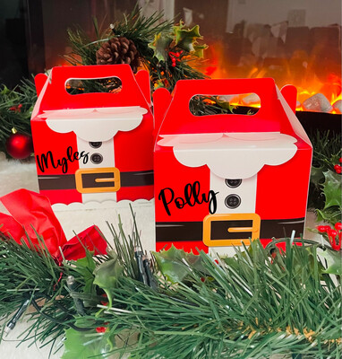 Santa Personalised Box Set Of 4