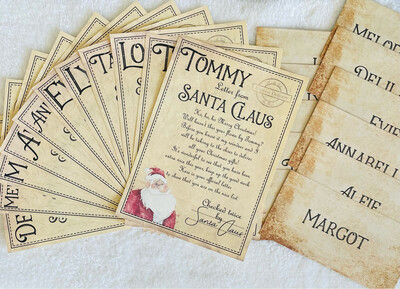 Santa Nice List Letter