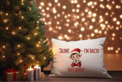 Elf Arrival Cushion
