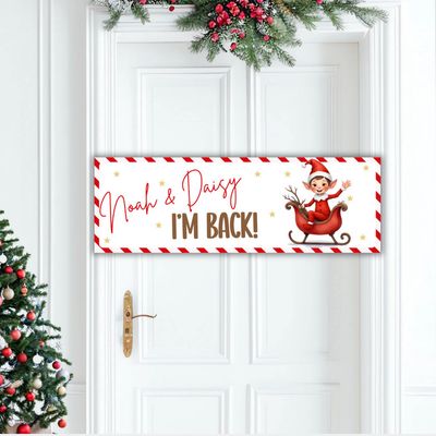 Santa Or Elf Banner