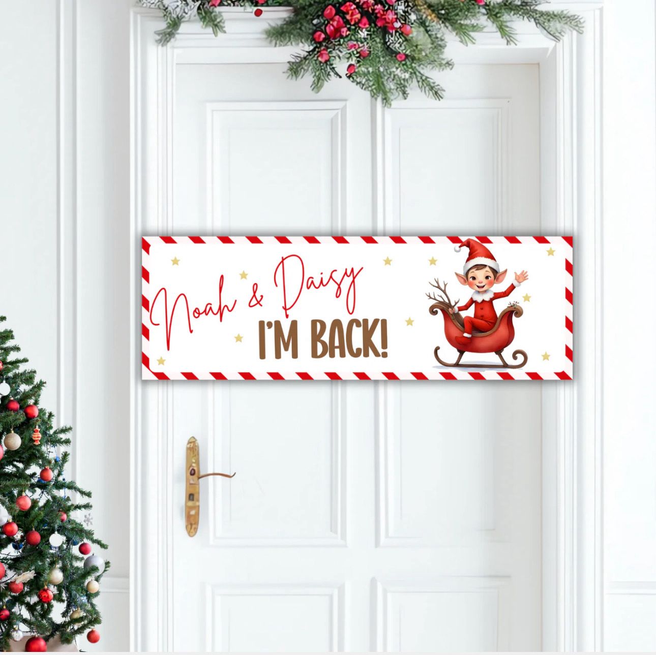 Santa Or Elf Banner