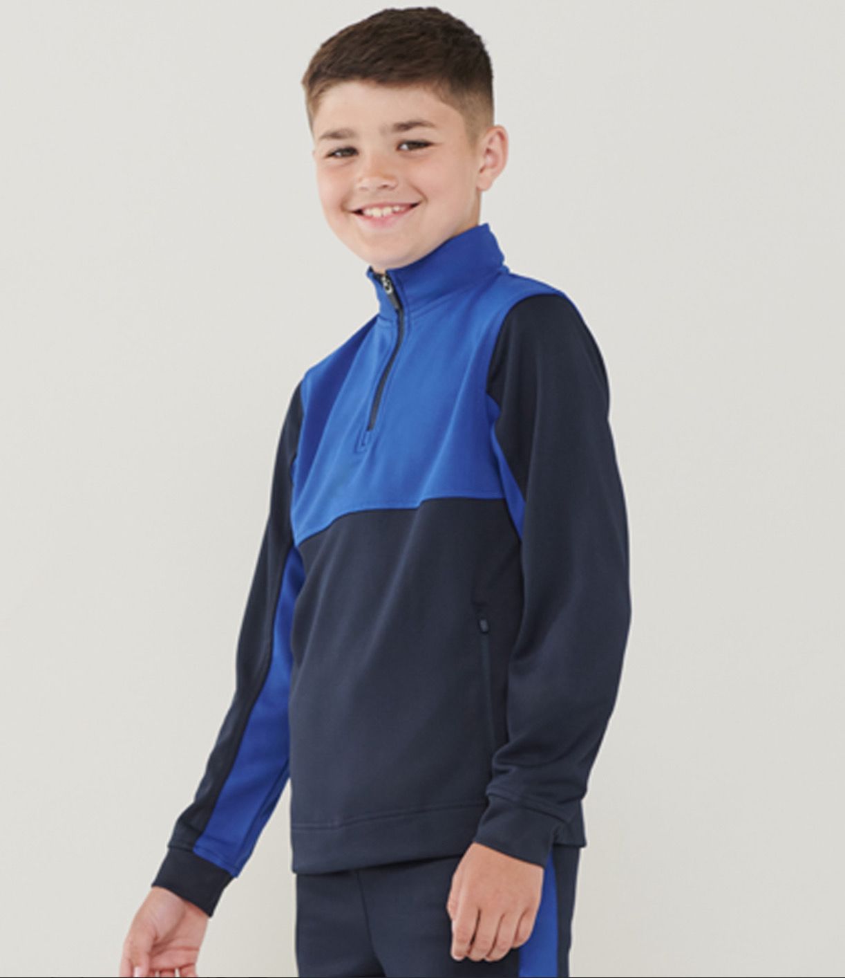 F&amp;H Kids 1/4 Zip Tracksuit Top