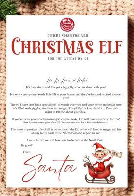 Elf Arrival Letter