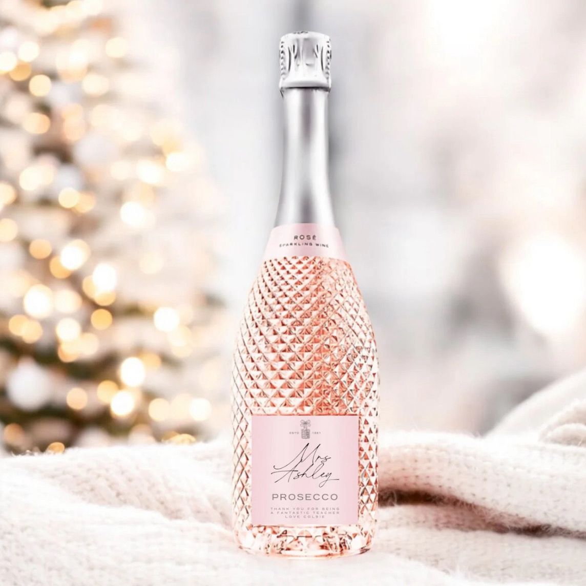 Prosecco Bottle Foil Sticker