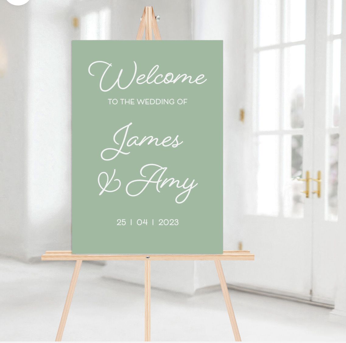 Muted Matt Welcome Sign Various Colours