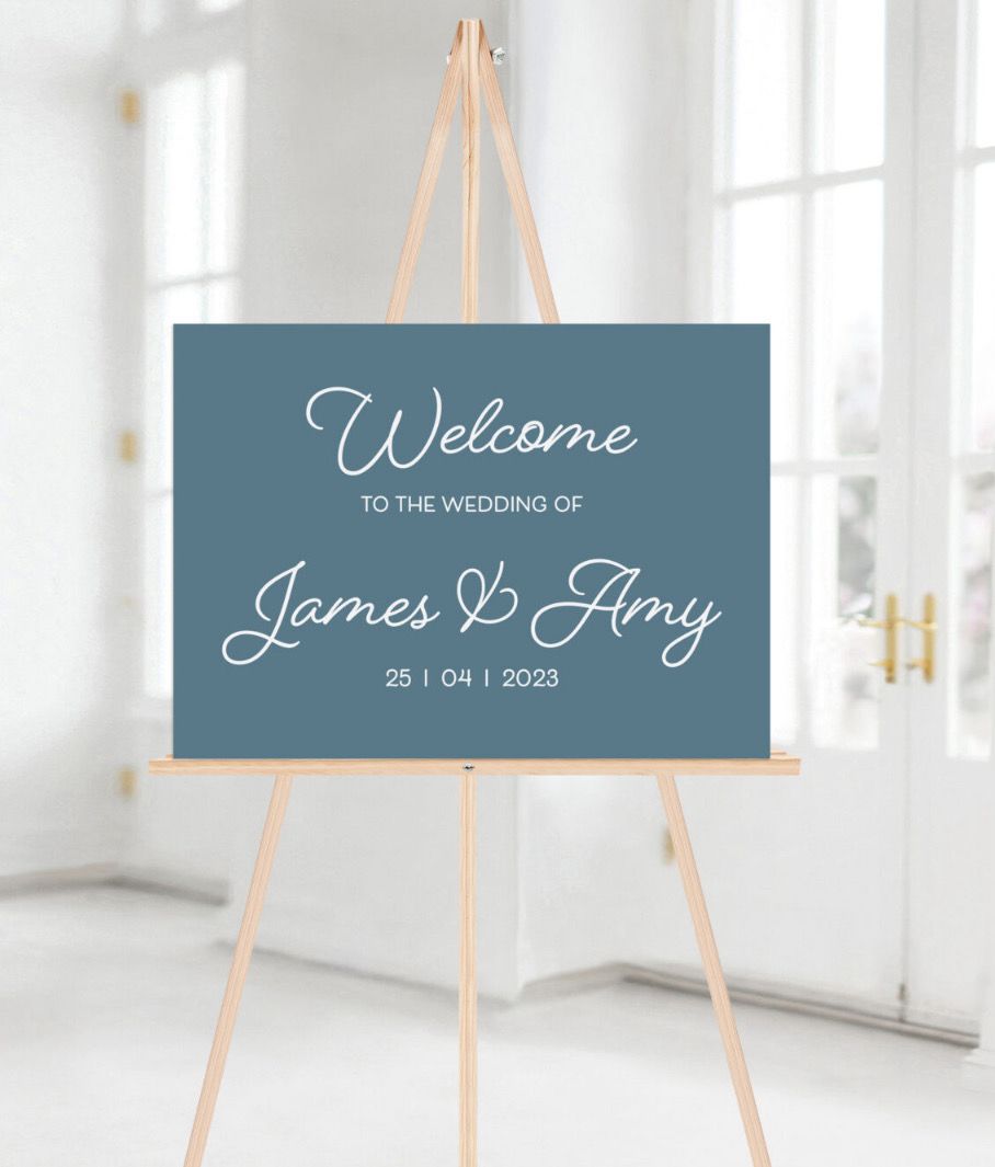 Muted Matt Welcome Sign Various Colours