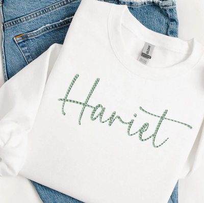 Embroidery Style Names T Shirt