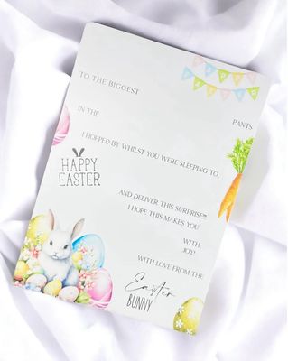 Easter Chocolate Board Personalised With Child’s Name