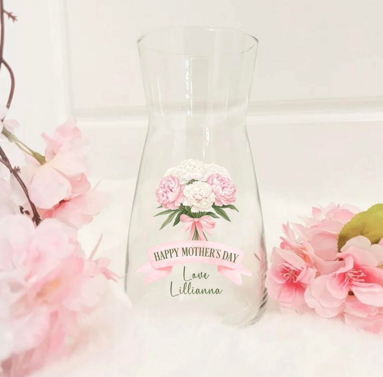 Mothers Day Vase Personalised