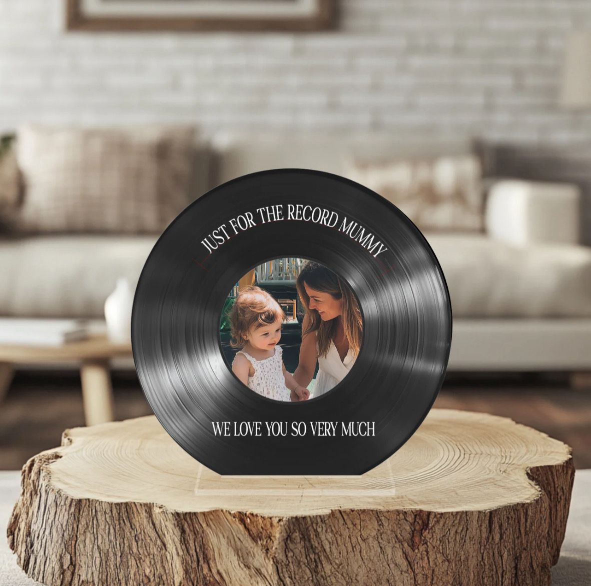 Acrylic Record With Stand