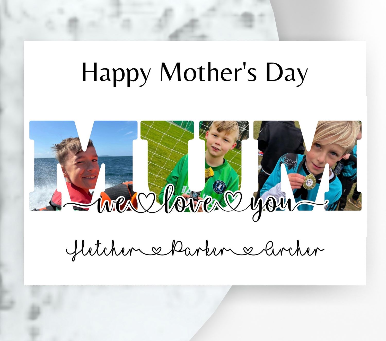 Mothers Day Mum Photo Board