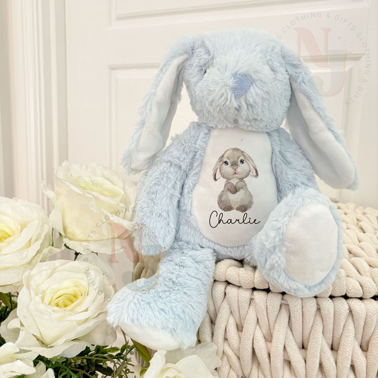 Personalised Soft Cuddly Easter Bunny