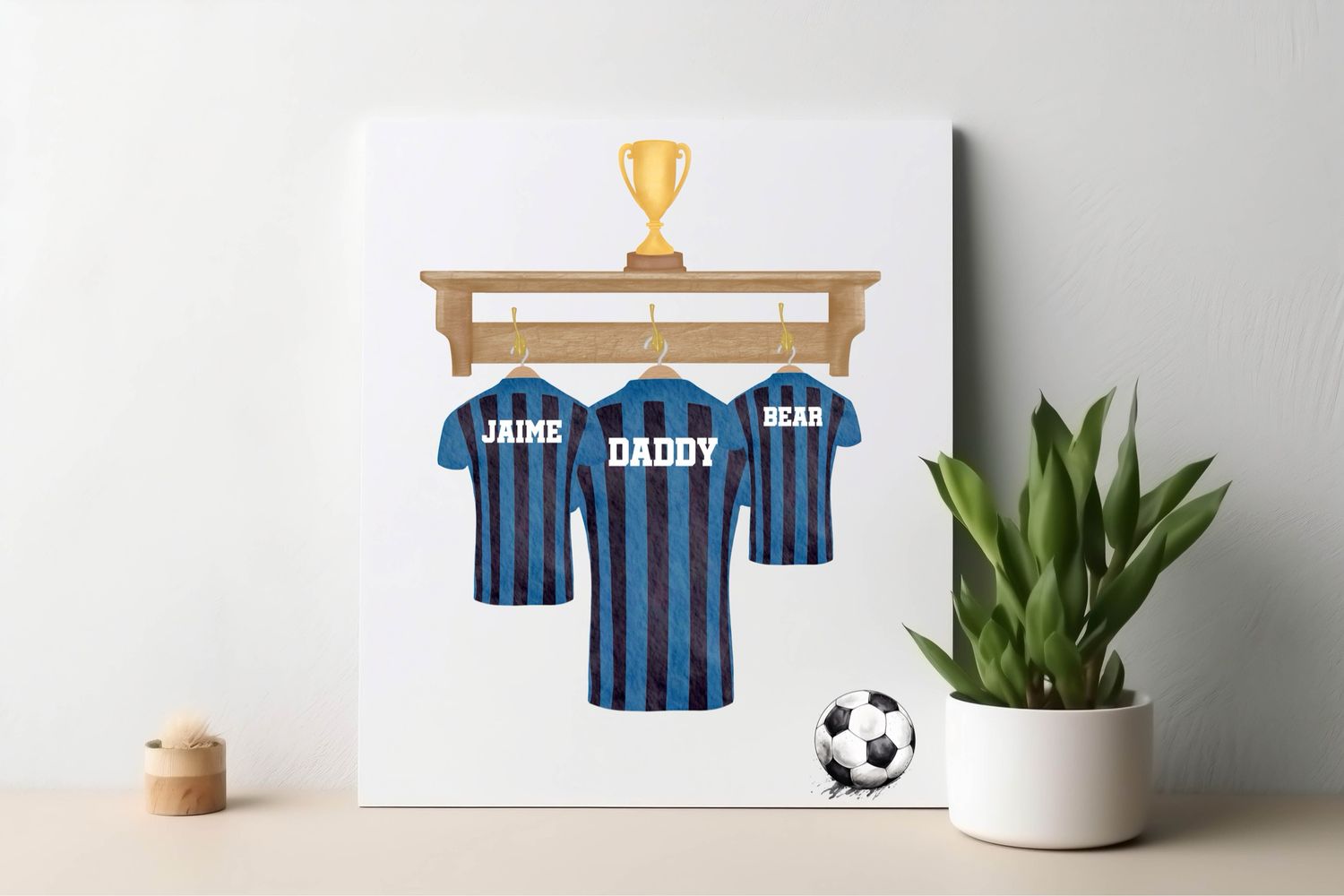 Football Print Personalised Foam Board