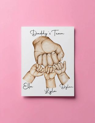 Fathers Day Team Print