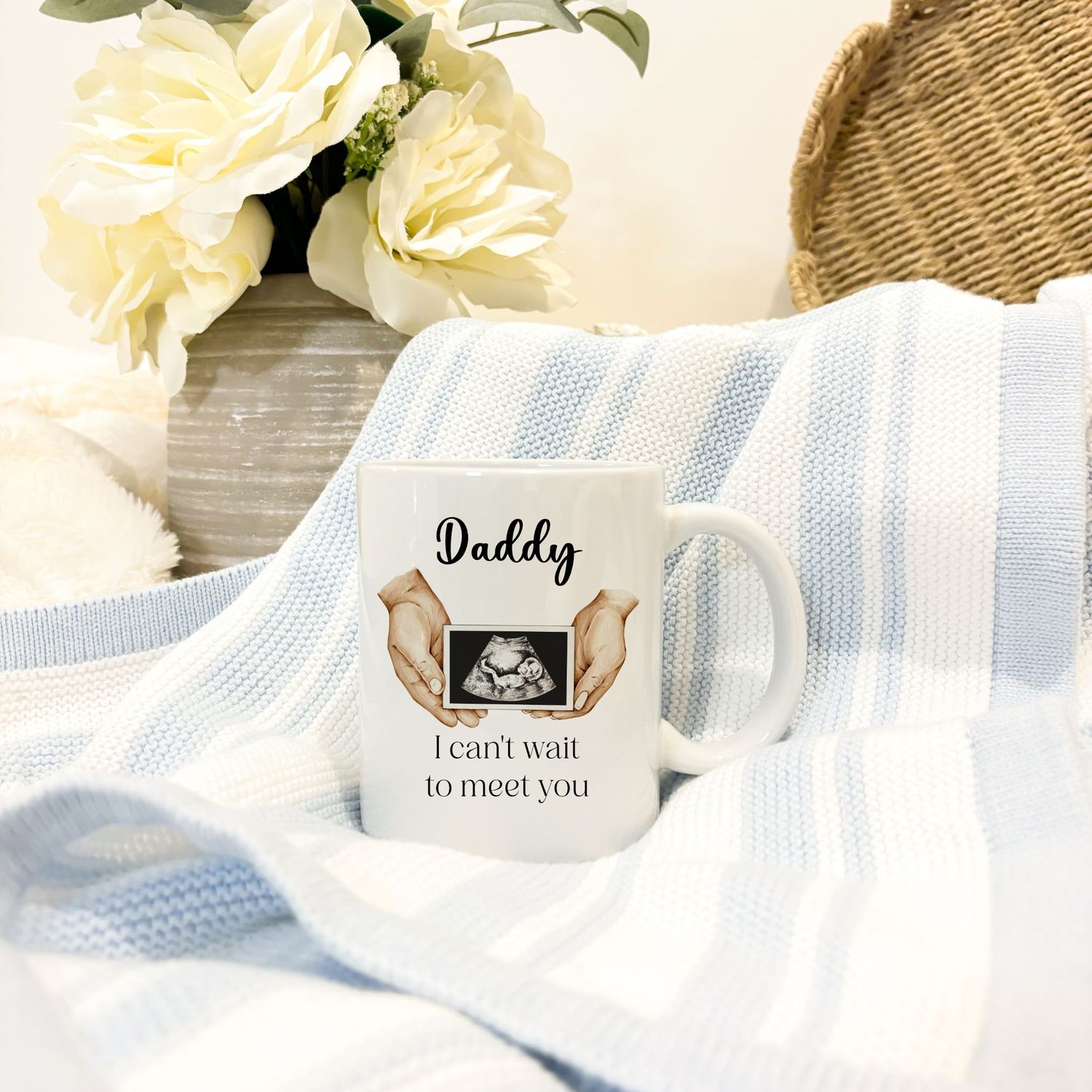 Baby Scan Fathers Day Mug