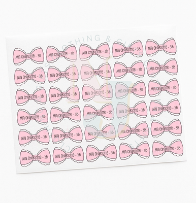 Iron On Clothes Labels
