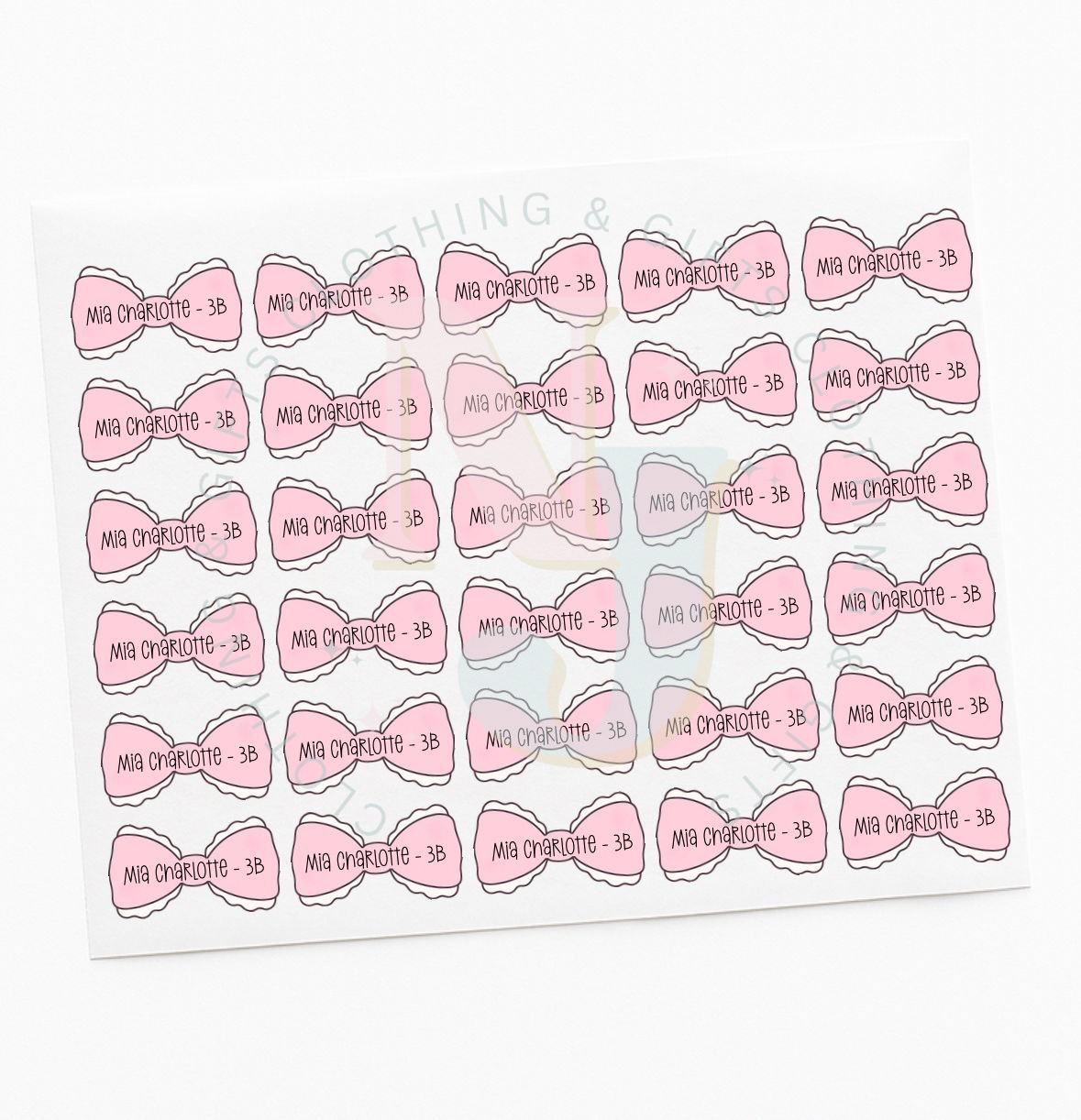 Iron On Clothes Labels