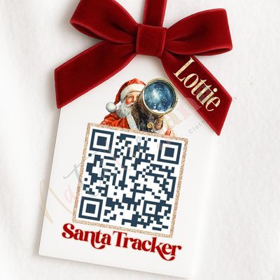 Santa Tracker Hanging Decoration