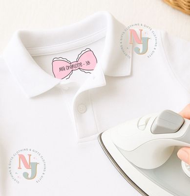 Iron On Clothes Labels