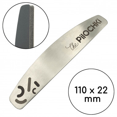 Metall-Untersatz für Schleifblock/Buffer  Halbmond 110 mm.