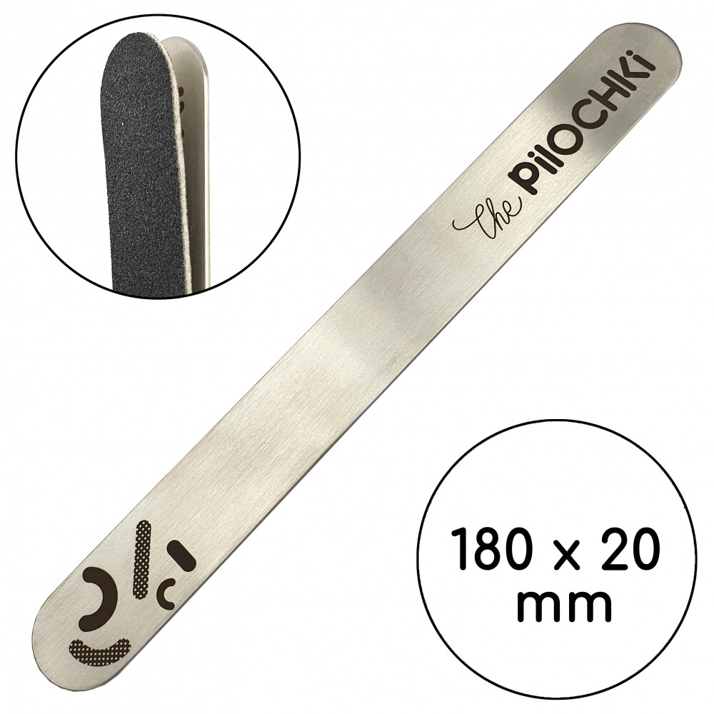 Metall-Untersatz für  Einwegfeilen Flach 180 mm.