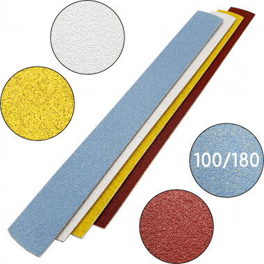 Manikürefeile, Flach 100/180 grit 155 mm blau