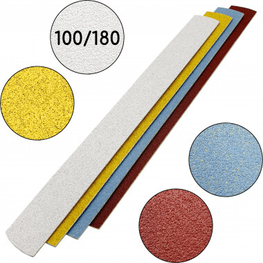 Manikürefeile, Flach 100/180 grit 155 mm weiß