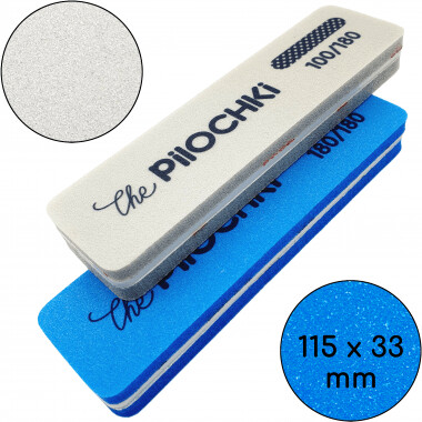 Schleifblock/Buffer 100/180 grit, 115 mm grau