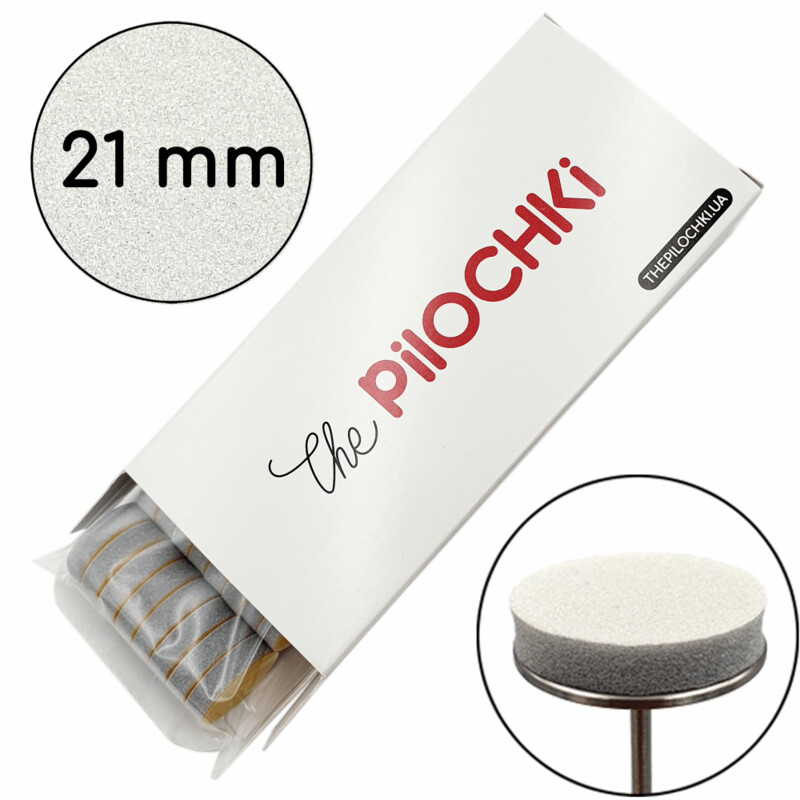 Einwegschleifblock/Buffer für Podo-Discs, 21 mm, 100 grit (50 St.)
