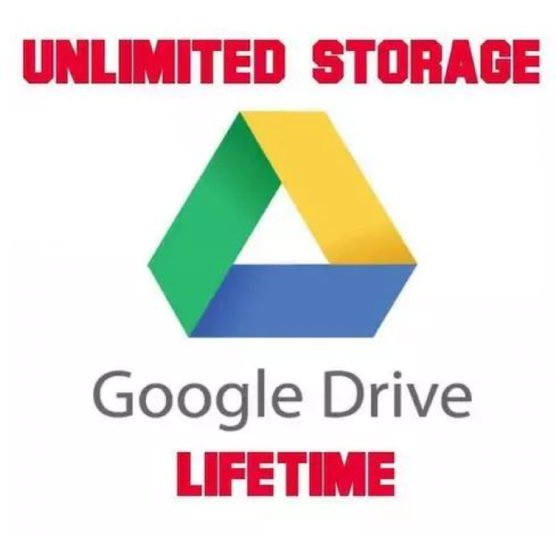 G suite account with unlimited Google Drive storage Lifetime