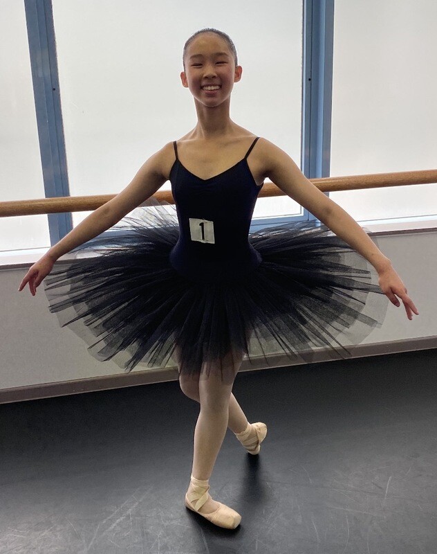 Exam Half Tutu Black XSM Teens To Lge