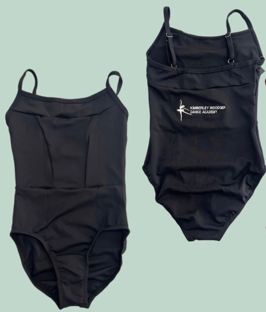 LEOTARD Black Studio Leotard “Kimee” CHILD Size 4-12