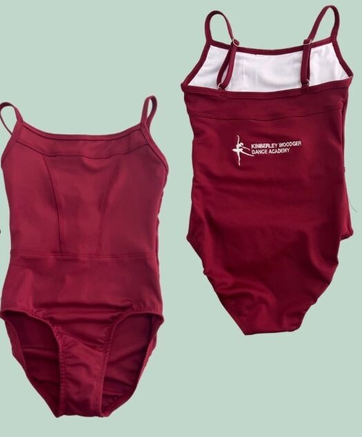 LEOTARD Maroon Studio Leotard “Kimee” CHILD Size 4-12