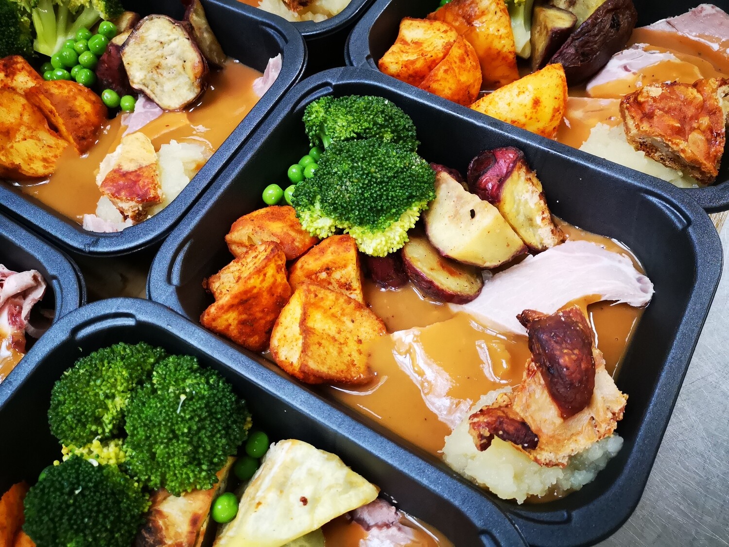 Roast Pork with Apple Sauce & Gravy