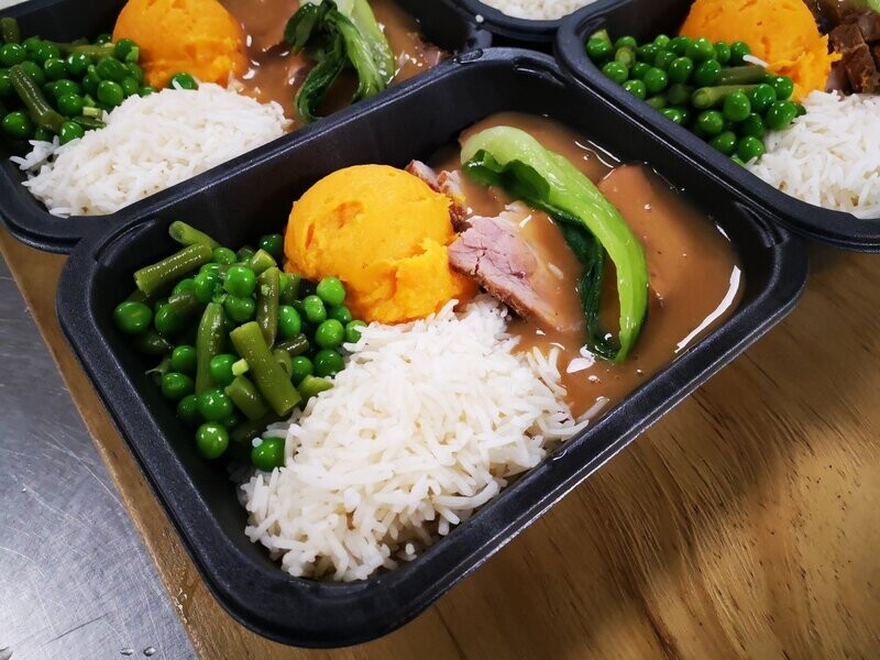 Citrus Pork with Rice