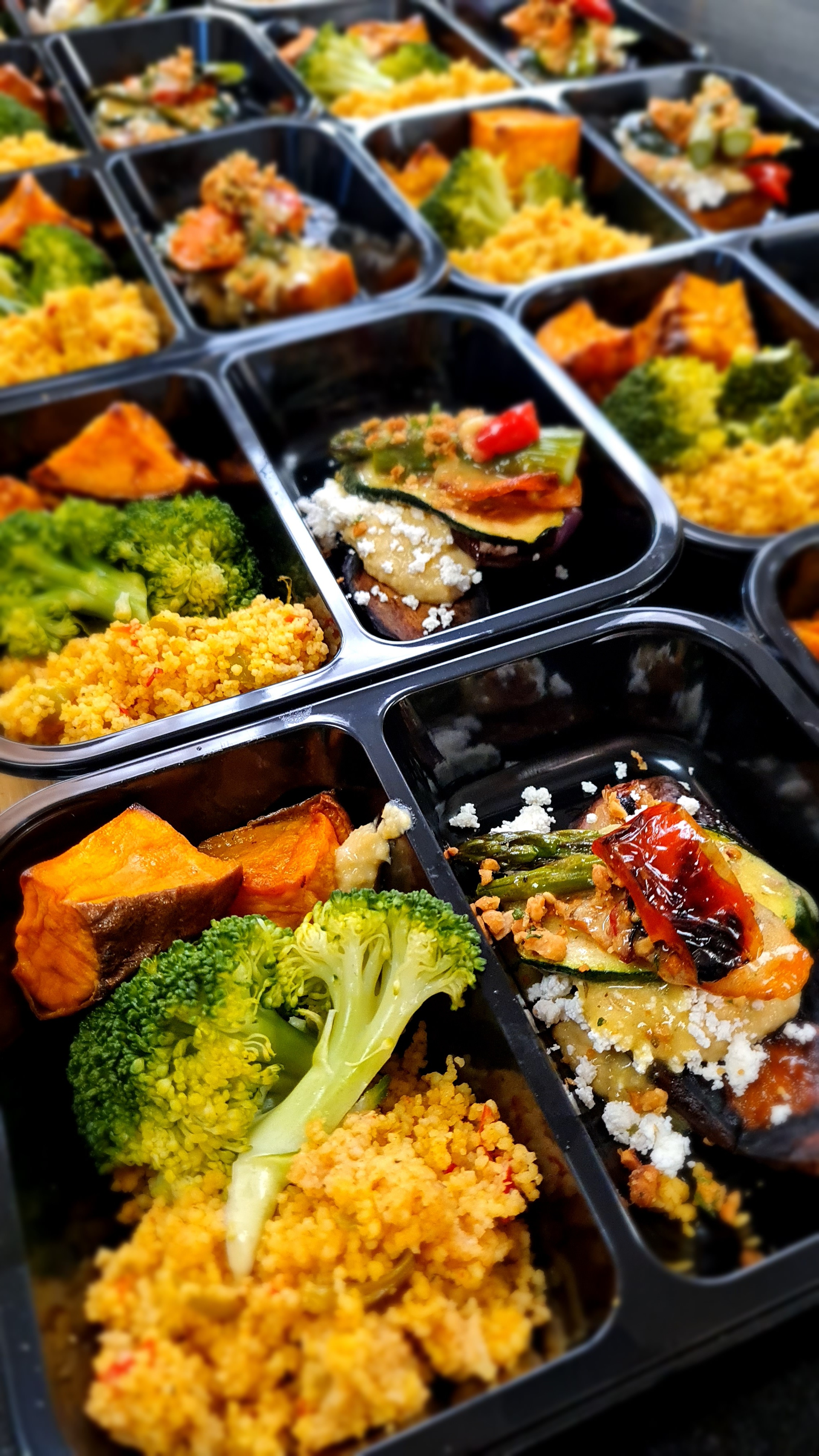 Grilled Vegetables with Feta & Nut topping (V)