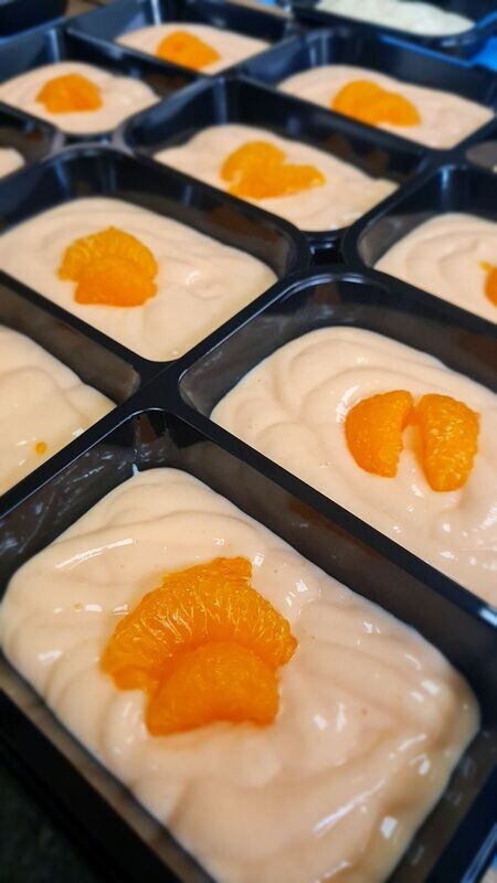 Orange Melrose Cream with Mandarins