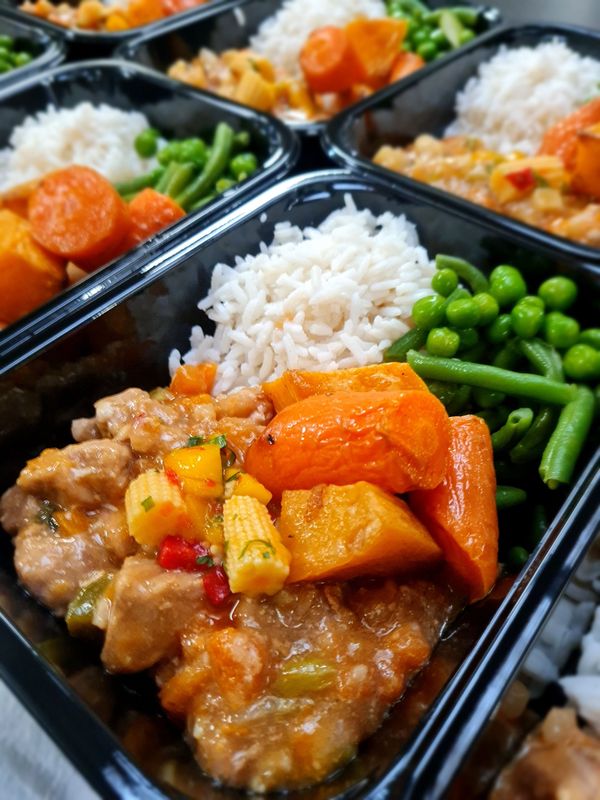 Sweet and Sour Pork with Rice