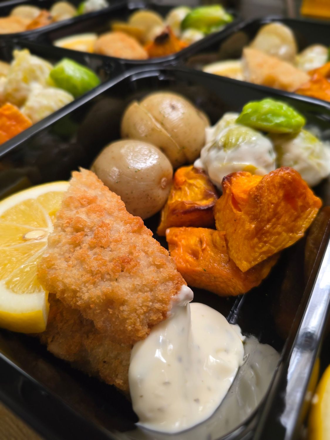 Crumbed Fish with Tartare Sauce