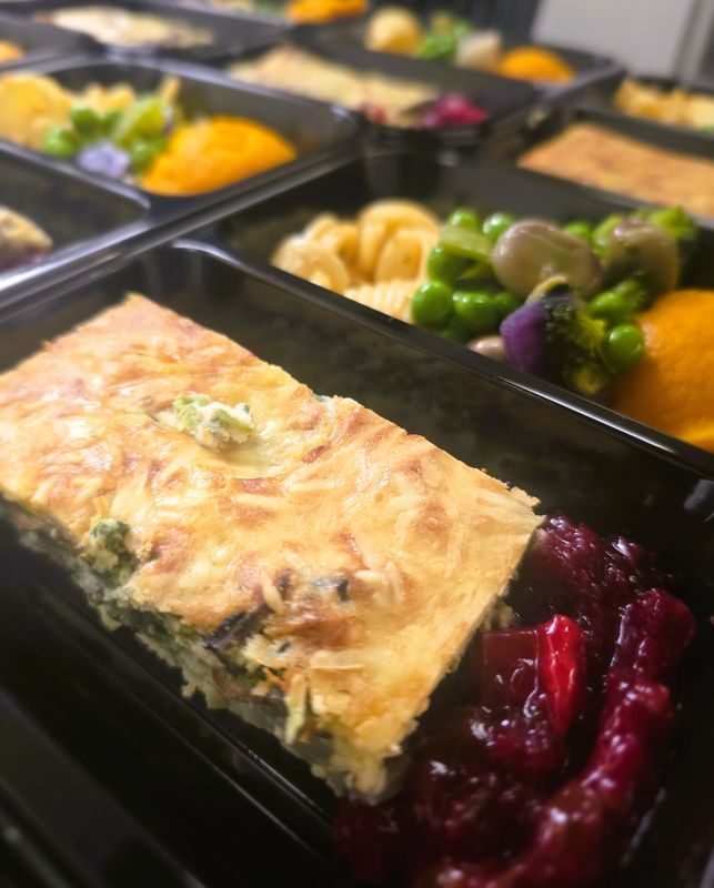 Spinach & Mushroom Quiche (V)