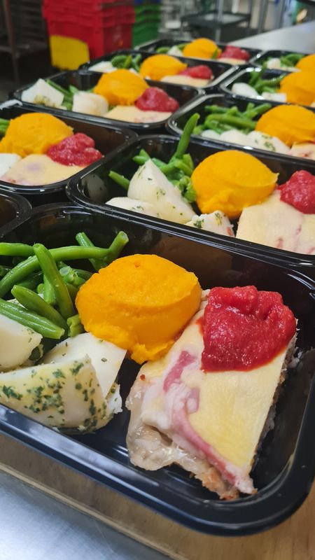 Chicken with Ham, Tomato & Cheese