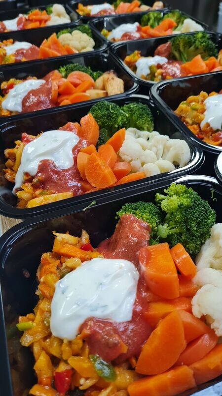 Loaded Mexican Sweet Potatoes (V)