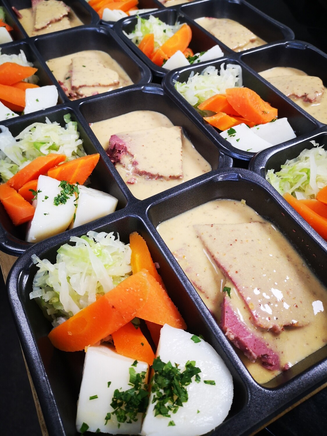 Corned Silverside with Mustard Gravy Corned Silverside with Mustard Gravy