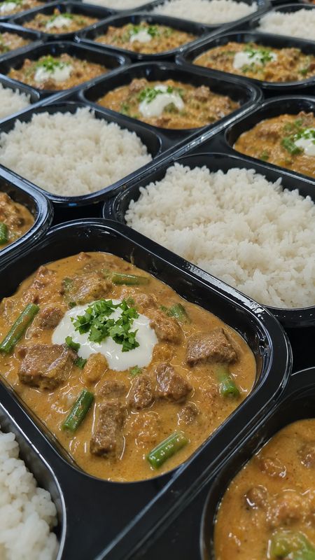Satay Beef Curry - Med